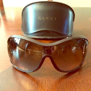 GUCCI Brown Horsebit Sunglasses 2918/S Like New